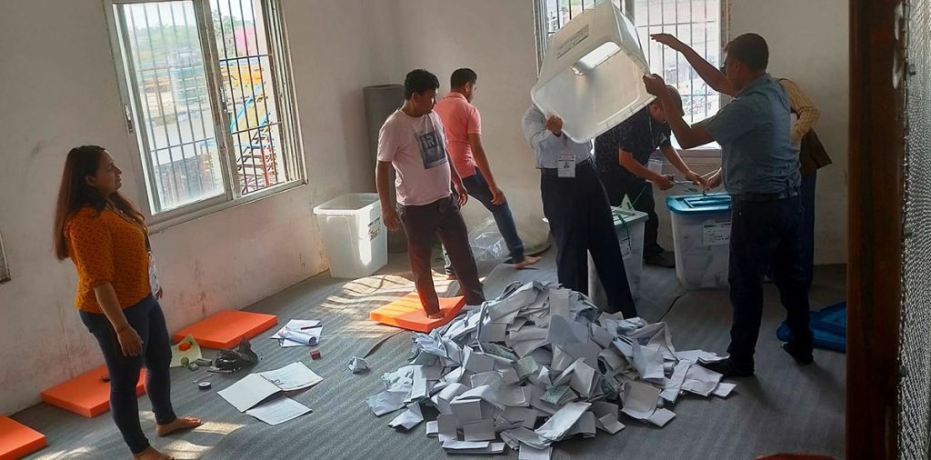 Counting of votes of Birgunj Metropolitan City