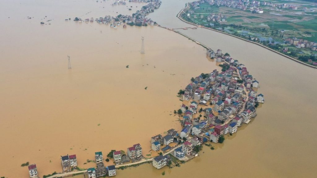 Rains affected 485,000 people in Jiangxi, China