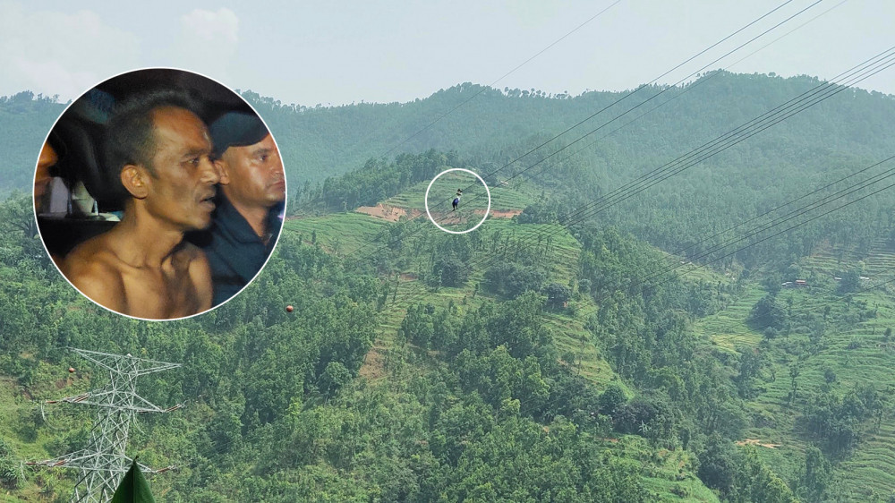 More than Rs 10 million loss to NEA, after 8 hours of rescue from high tension.